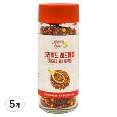 내츄럴스파이스 크러쉬드 레드페퍼, 40g, 5개