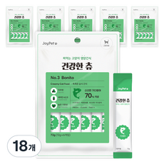 조이펫 고양이 건강한 츄 간식 6p, 가다랑어, 72g, 18개