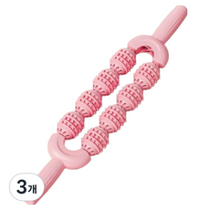 Diyura 全身按摩滾輪棒, 粉紅色, 3個