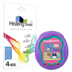 Healing Shield Dama-gochi Uni 疏油螢幕保護貼 2片組, 單一顏色, 4套, 單一商品