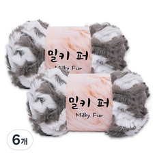 밀키퍼 뜨개실, 27 화이트카키, 6개