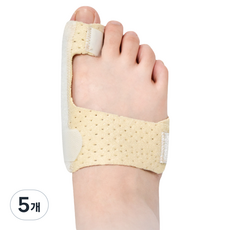솔르 보행보조 지지클립 엄지발가락 교정기 오른발 베이지, 5개