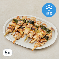 건강한끼 국내산 닭으로 만든 파닭꼬치세트 6개입 (냉동), 300g, 5개