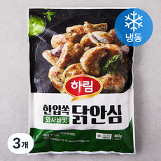 하림 IFF 한입쏙 닭안심 와사비맛 (냉동), 800g, 3개