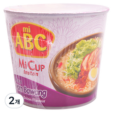 ABC 미 인스턴트 컵 라사 아얌 바왕 60g, 2개