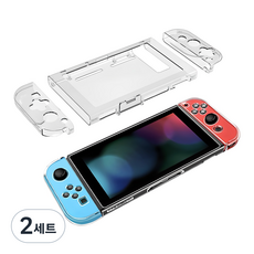 ASSARABONG 任天堂 Switch 果凍保護殼, 單一商品, 2套, 單一顏色