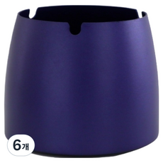소담몰 냄새차단 뚜껑있는 재떨이 미디엄 뚜껑미포함, 다크네이비, 6개