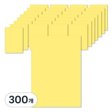 픽딜 깔끔한 색종이 레몬옐로우 80g, 300개, 1색