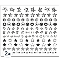 水性貼紙美甲貼 W, 2, 2個