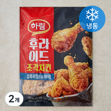 하림 후라이드 조각치킨 (냉동), 700g, 2개