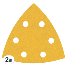 BOSCH 博世 台灣公司貨 超耐久金色三角砂紙 G40 2608900823, 93mm, 2張