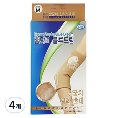홈닥터 블루드림 탄력보호대 팔꿈치형, 4개