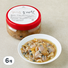 일미식품 양념 조개젓, 200g, 6개