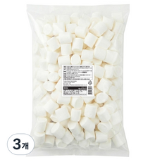 VENDINO 白色棉花糖, 3個, 1kg