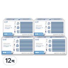 예지미인 순슬림 팬티라이너, 일반, 52개입, 12개