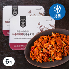 호텔마리네이드 치폴레페퍼 한돈 불고기 (냉동), 500g, 6개
