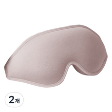 Livman 舒適靠墊人體工學睡眠眼罩 粉紅色, 2個, 1入