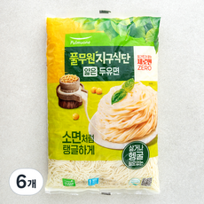 풀무원 지구식단 얇은두유면, 800g, 6개