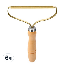 手動銅條毛球去除梳, 混色, 6個