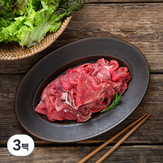 호주산 쇠고기 앞다리 불고기용 (냉장), 500g, 3팩