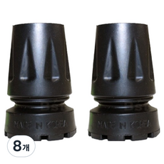 韓國製 拐杖 橡膠腳墊, 8個, 黑色