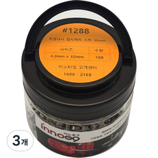 이노공구 접시머리 스텐 직결나사 4.2 x 32 mm 1288, 3개