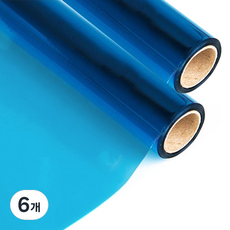 FILMBANK UBIGEO PVC 透明彩色捲膜 藍色, 6個, 950 x 500 x 0.3mm