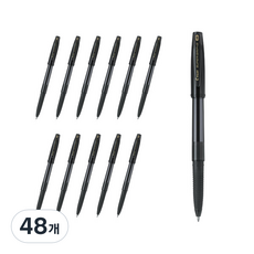 PILOT 百樂 Super Grip G 帶蓋油性原子筆 1.0mm BPS-GG, B(黑色), 48個