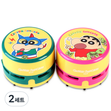 짱구 미니미 고급 지우개청소기 2종, 혼합 색상, 2세트