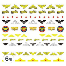 Meiron水轉印美甲貼紙 心動角色, 6個, 01-10 WA0746