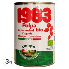 campo 有機切塊番茄罐頭, 400g