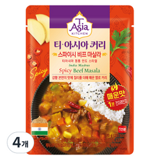 TAsiaKitchen 辛辣牛肉masala咖哩, 170g, 4包