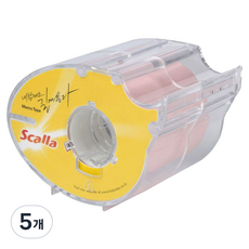 스칼라 메모테이프 MT-48, 핑크, 1매, 5개