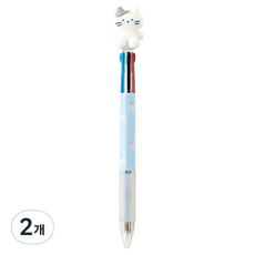 BUTTERSHOP 愛心公仔3色原子筆 0.7mm, 2個, WHITE