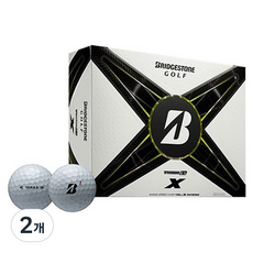 브리지스톤골프 투어비 엑스 골프공 3피스, 화이트, 12개입, 2개