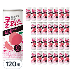 동원 쿨피스 제로 복숭아, 230ml, 120개