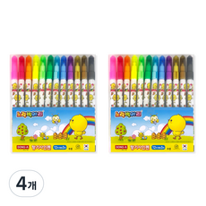 동아 노랑병아리 사인펜 향기, 12색, 4세트