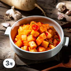 장군차김치 진경 깍두기, 2.5kg, 3개