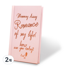아이씨엘디자인 Memory ver.3 양장 다이어리, 핑크, 2개