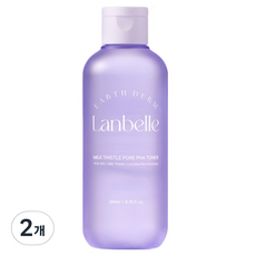 랑벨 밀크씨슬 포어 PHA 토너, 200ml, 2개