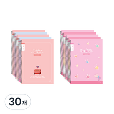 아이비스 여아용 초등슬림 영어노트 좁은칸, 랜덤발송, 30개