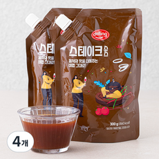델링 스테이크 소스, 300g, 4개