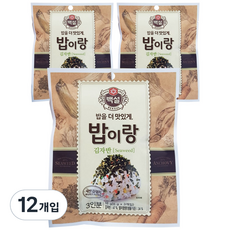 백설 밥이랑 김자반, 18g, 12개입
