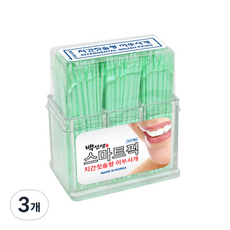 왕타 스마트픽 치간칫솔형 이쑤시개, 360개입, 3개