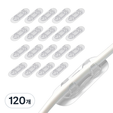 Jyulhome 電線整理夾, 120個, 透明
