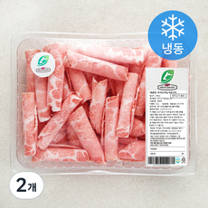 미트엔조이 미국산 목살 바로구이 (냉동), 500g, 2개