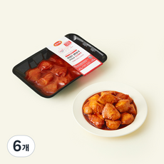 한강씨엠 갓잡은 렌지쿡 닭가슴살 닭갈비맛, 6개, 250g