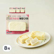 풍림푸드 닭가슴살 계란구이, 125g, 8개, 1개입