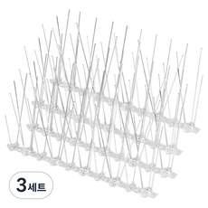 비둘기 퇴치 버드 스파이크 75g x 40p 세트 50cm, 3세트