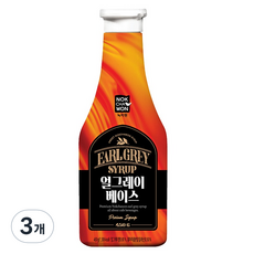 녹차원 얼그레이 시럽 베이스, 450g, 3개
